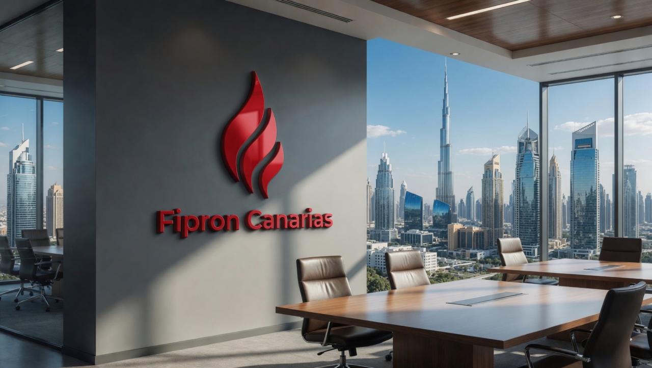 Fipron Canarias branded boardroom and office in Dubai