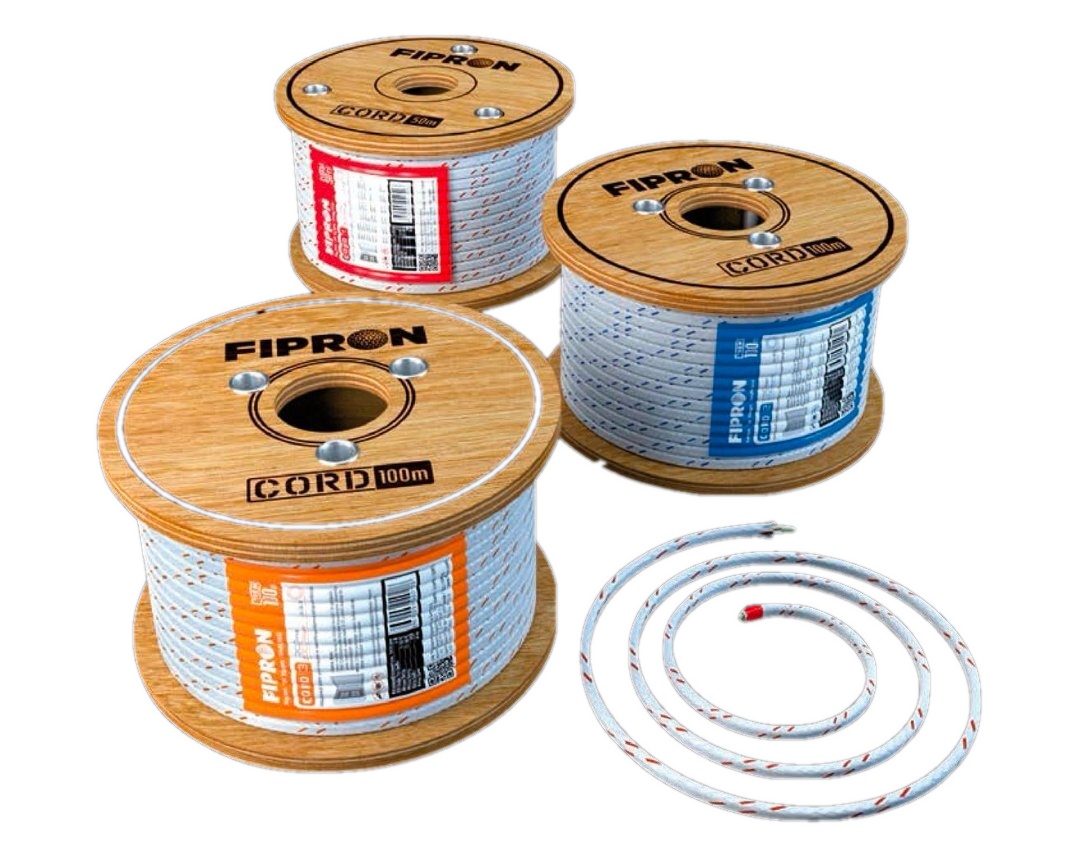 Fipron Cord linear fire suppression cord for electrical enclosures and cable trays
